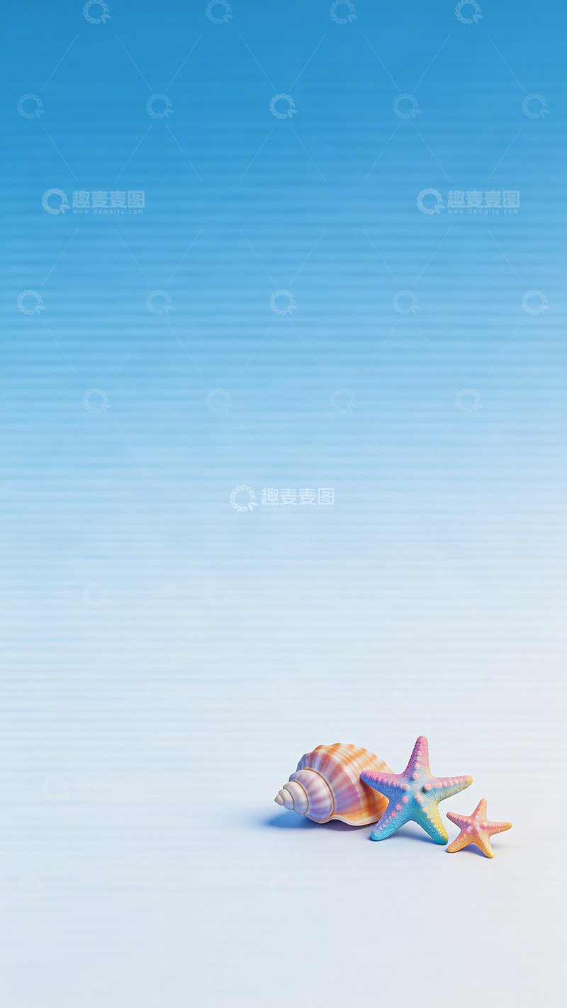 高清大图下载【趣麦麦图】海贝海星静物摄影
