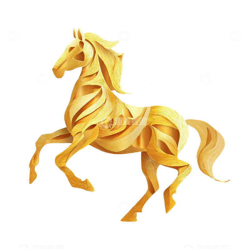 高清大图下载【趣麦麦图】金色马蹄梦幻奇境