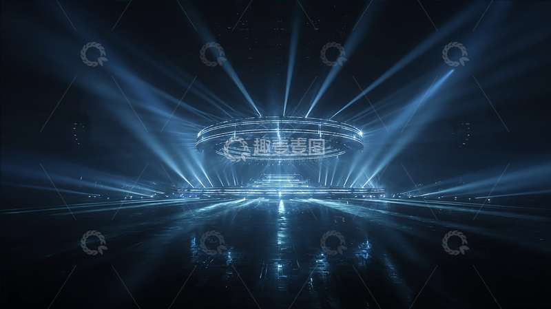 高清大图下载【趣麦麦图】星空之下的光环盛宴