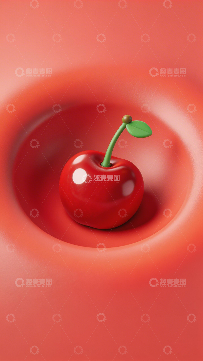 高清大图下载【趣麦麦图】红色樱桃创意摄影