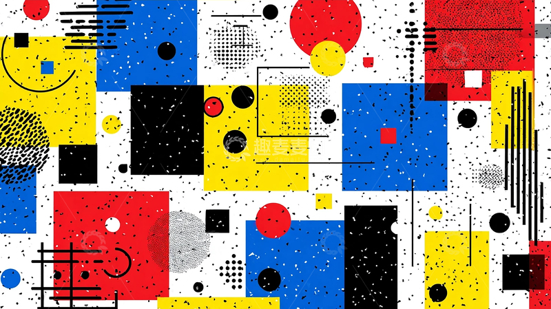 高清大图下载【趣麦麦图】现代几何抽象艺术盛宴