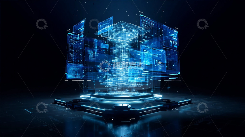 高清大图下载【趣麦麦图】未来科技的光影奇幻