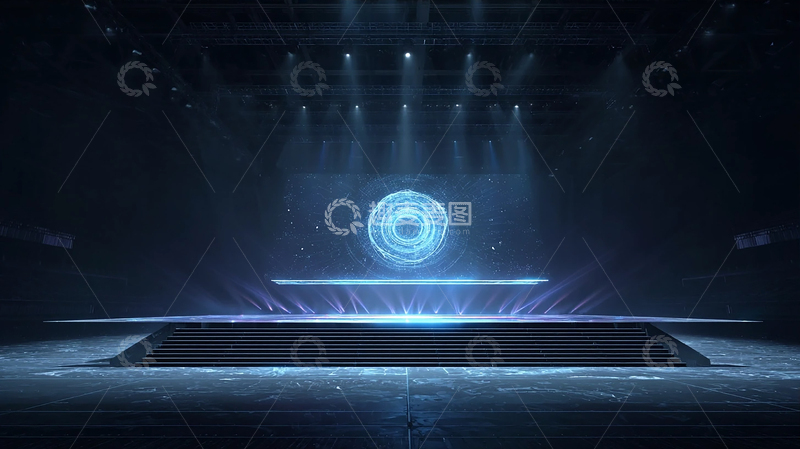 高清大图下载【趣麦麦图】虚拟光影奇幻舞台