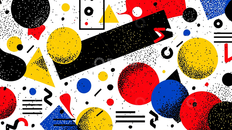 高清大图下载【趣麦麦图】现代抽象几何梦境