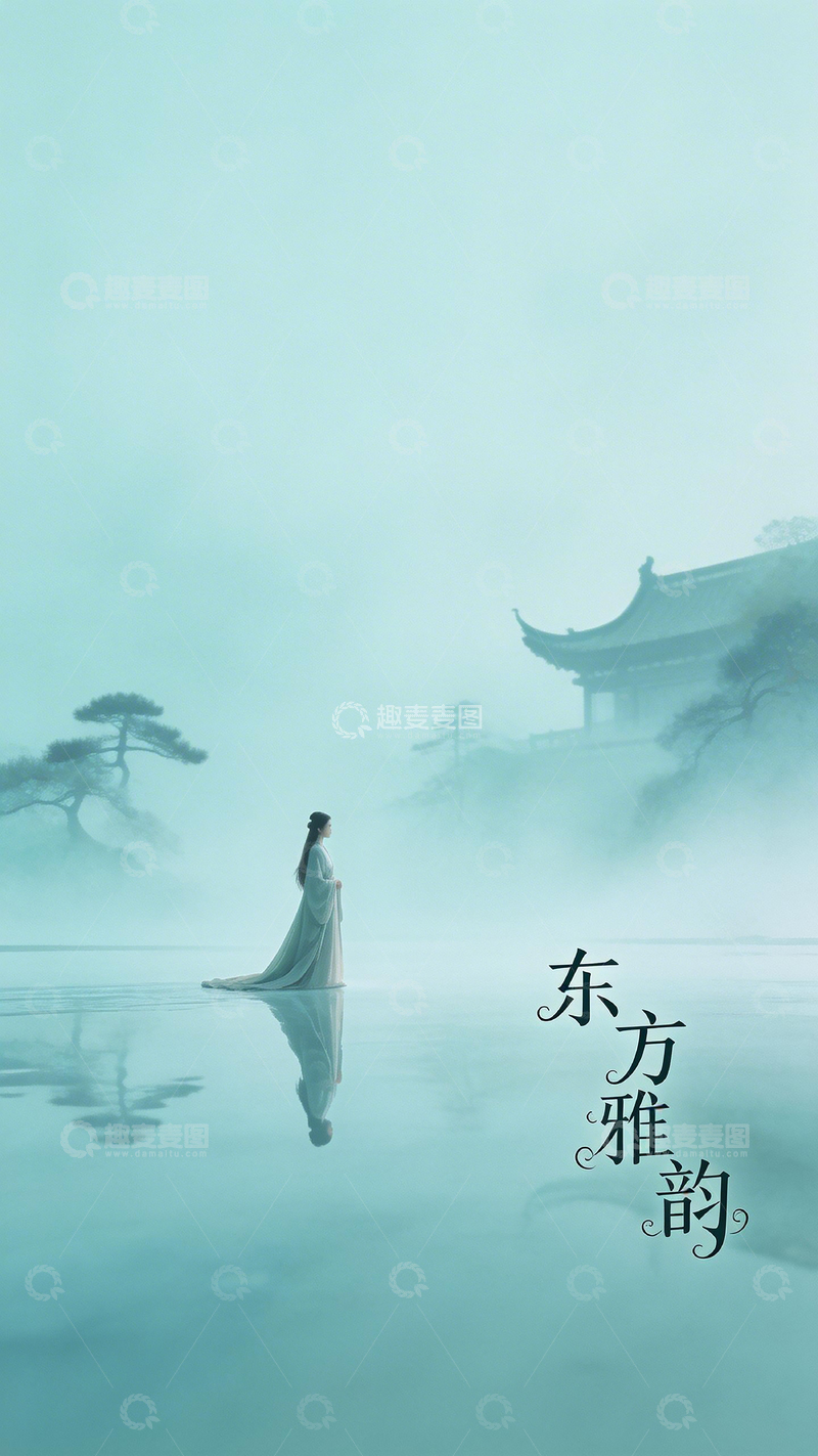 高清大图下载【趣麦麦图】东方雅韵古风仙境