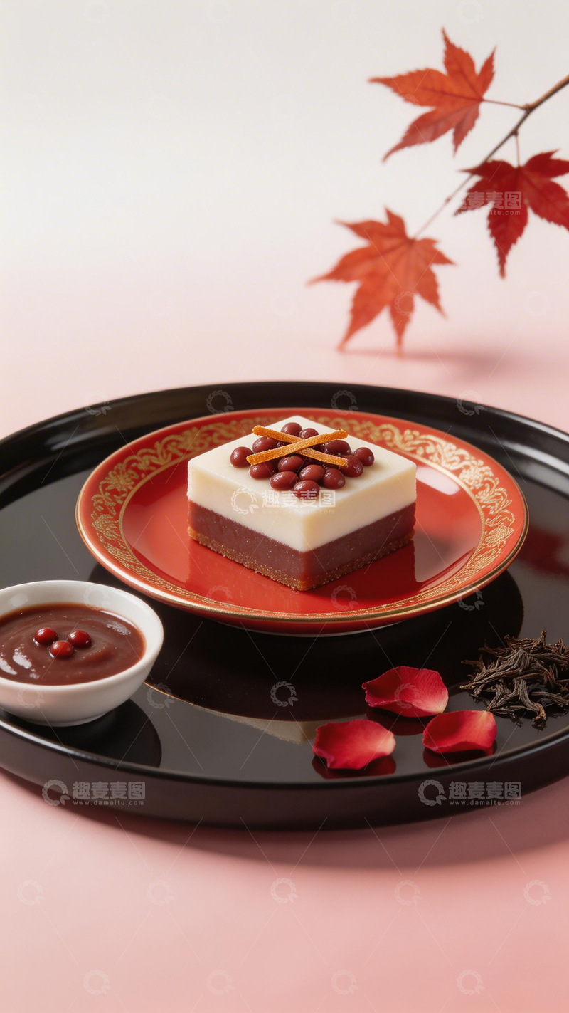 高清大图下载【趣麦麦图】秋日甜点雅致摆盘