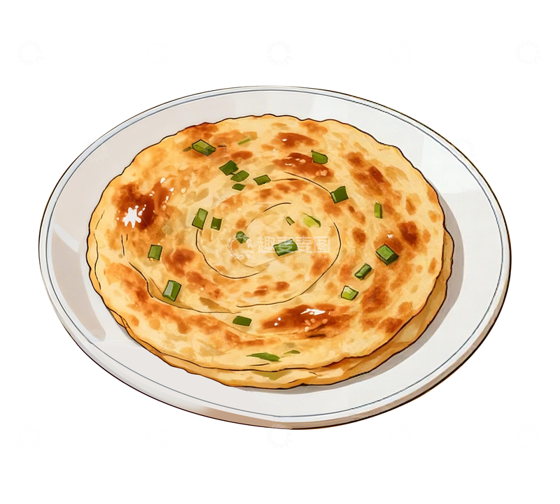 源文件下载【趣麦麦图】漫画风格葱油烧饼3