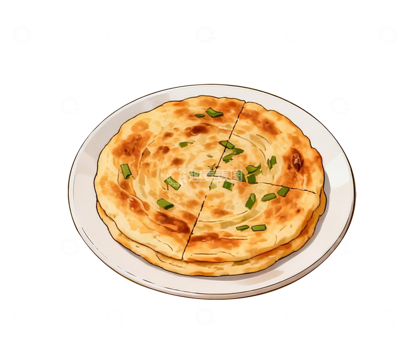 源文件下载【趣麦麦图】漫画风格葱油烧饼1