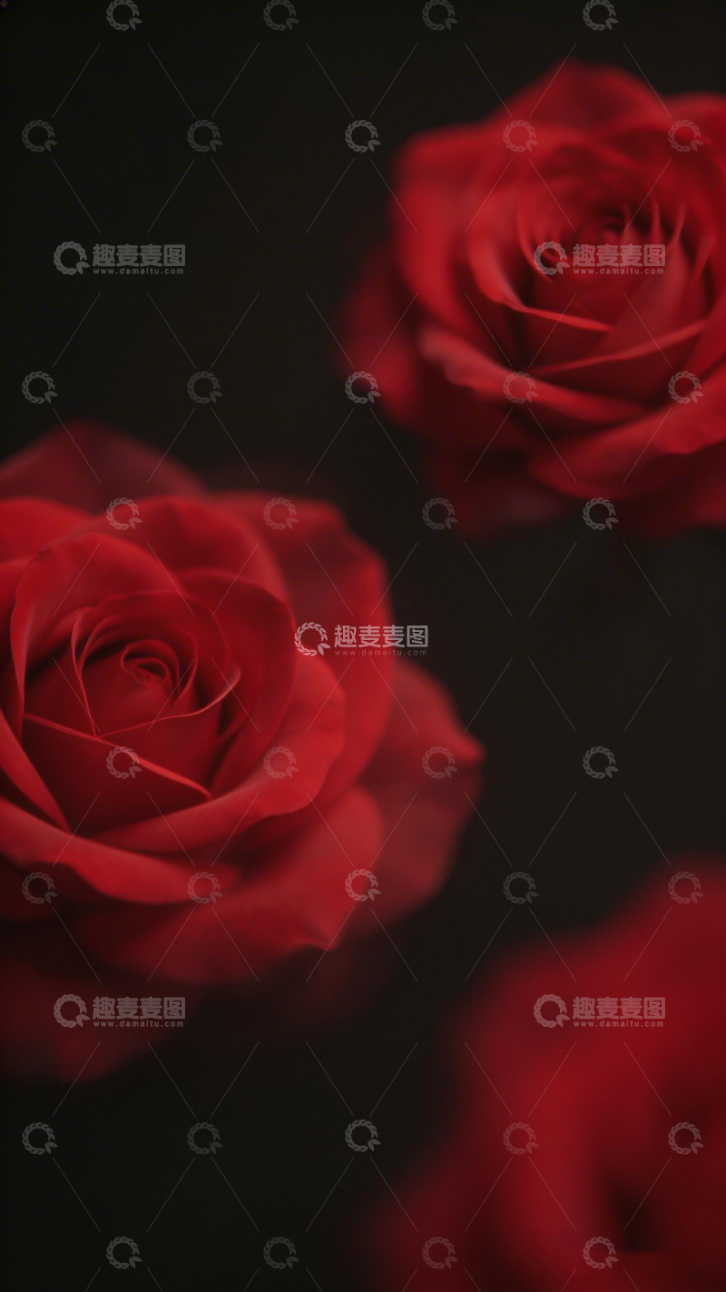 高清大图下载【趣麦麦图】红玫瑰特写艺术摄影