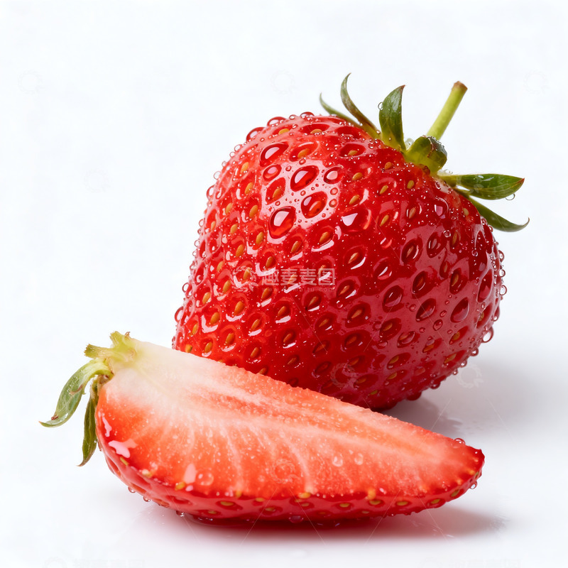 高清大图下载【趣麦麦图】新鲜草莓特写5