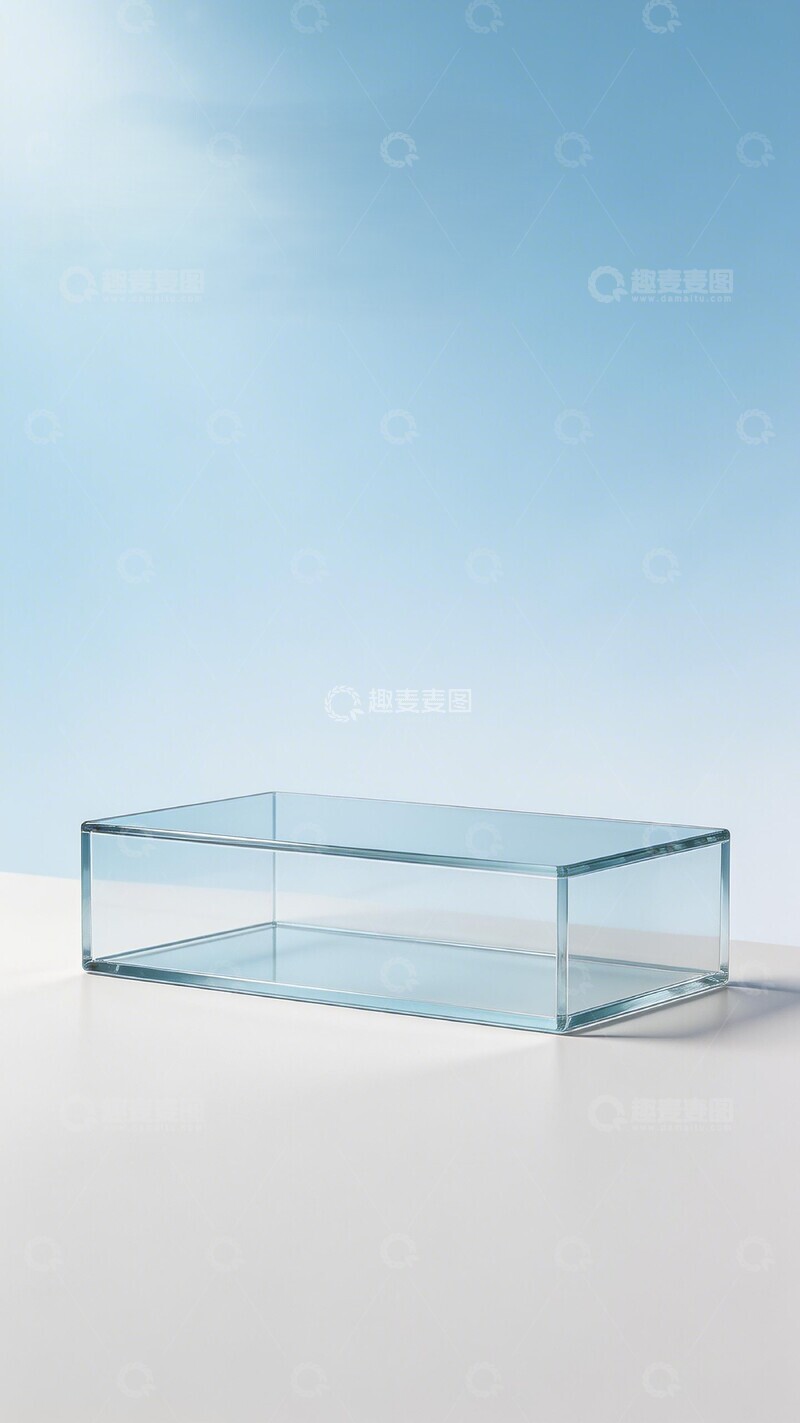 高清大图下载【趣麦麦图】透明玻璃茶几现代简约设计