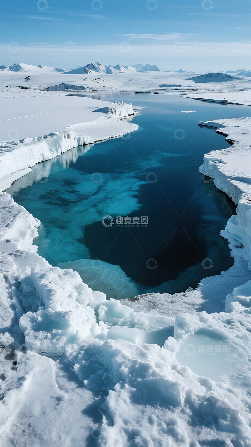 高清大图下载【趣麦麦图】极地冰海美景壁纸