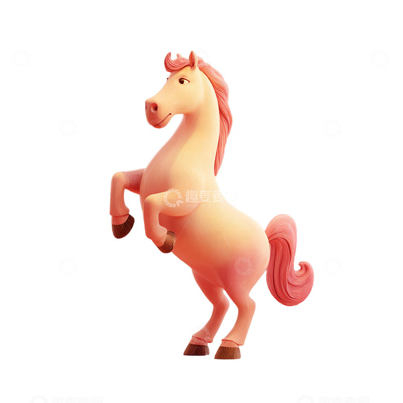 高清大图下载【趣麦麦图】奇幻粉色独角兽的童话世界