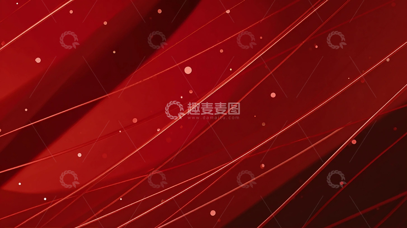 高清大图下载【趣麦麦图】红色光影中的梦境交响