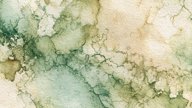 高清大图下载【趣麦麦图】梦幻水彩墨迹交织