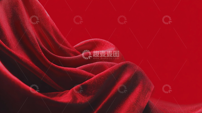 高清大图下载【趣麦麦图】红色丝绒的奢华梦境