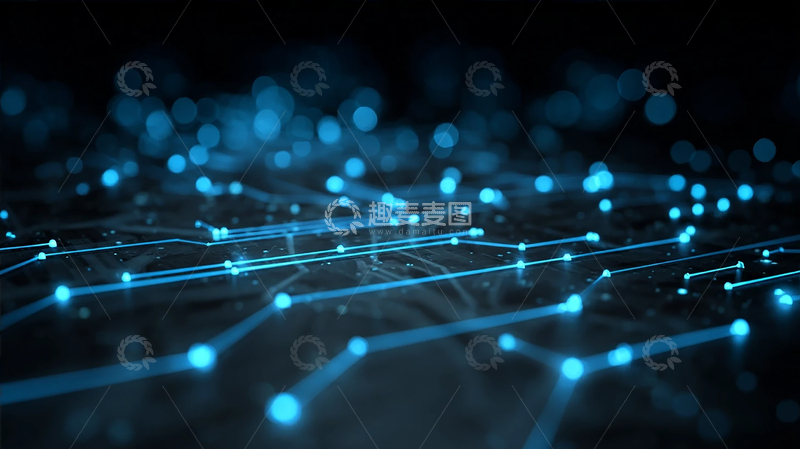 高清大图下载【趣麦麦图】星际互联网的未来之光