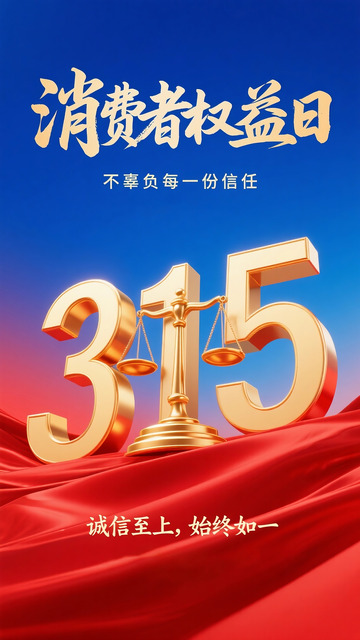 315消费者权益保护海报