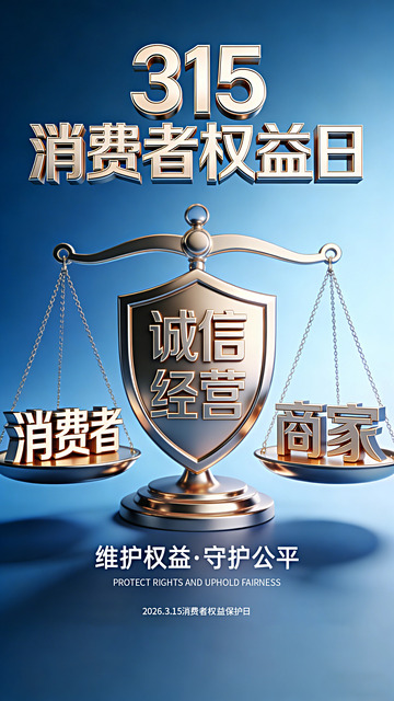 315消费者手机海报