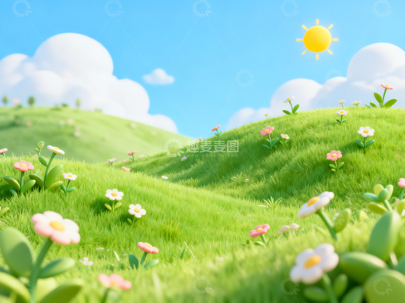 高清大图下载【趣麦麦图】电商海报背景图