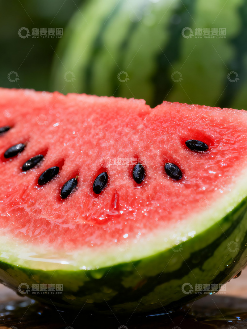 高清大图下载【趣麦麦图】鲜红多汁西瓜8