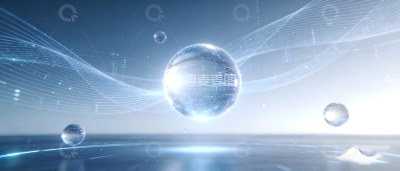 高清大图下载【趣麦麦图】科幻空间星球光效背景