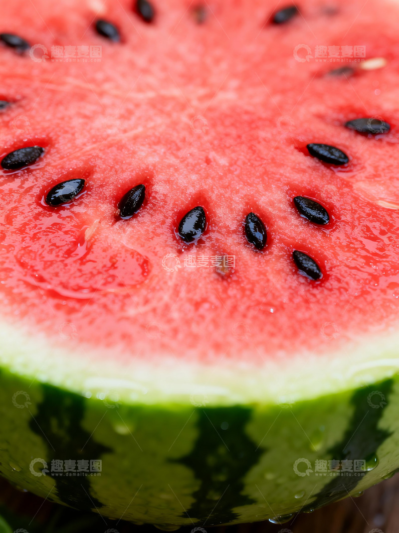 高清大图下载【趣麦麦图】鲜红多汁西瓜7
