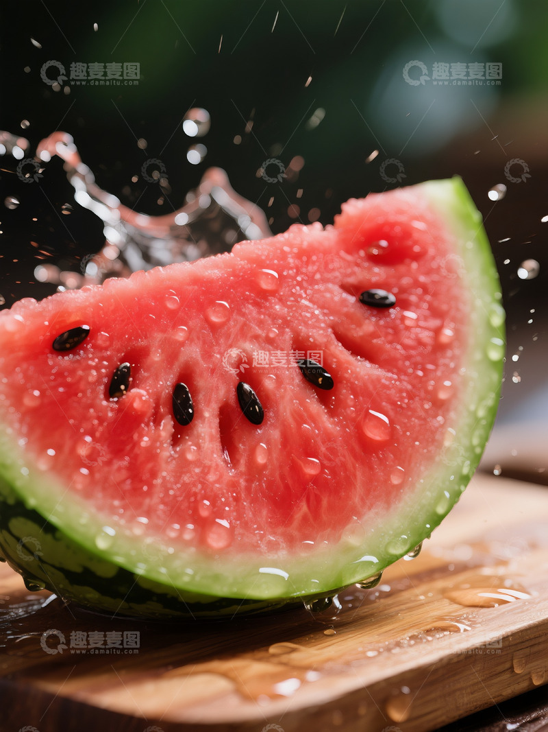 高清大图下载【趣麦麦图】鲜红多汁西瓜18