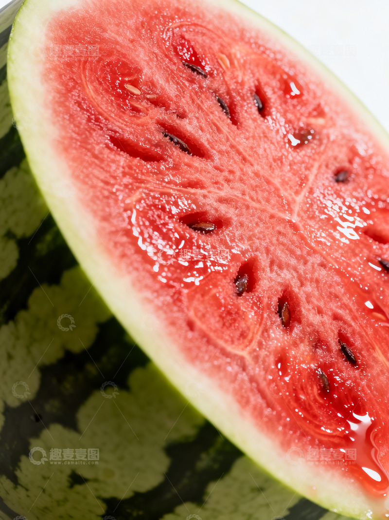 高清大图下载【趣麦麦图】鲜红多汁西瓜