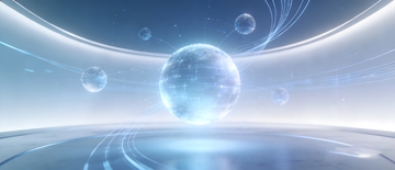 科幻星空星球背景图