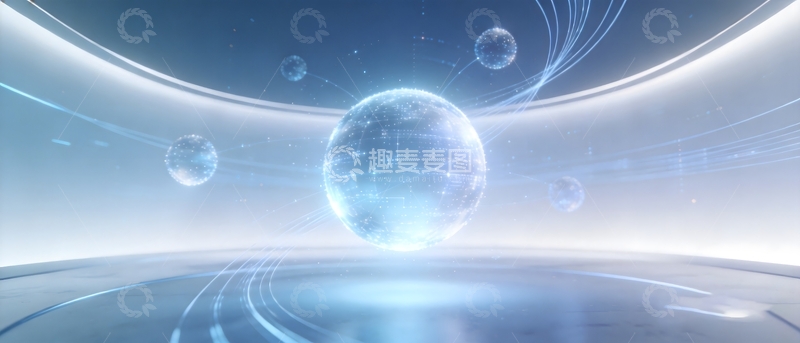 高清大图下载【趣麦麦图】科幻星空星球背景图