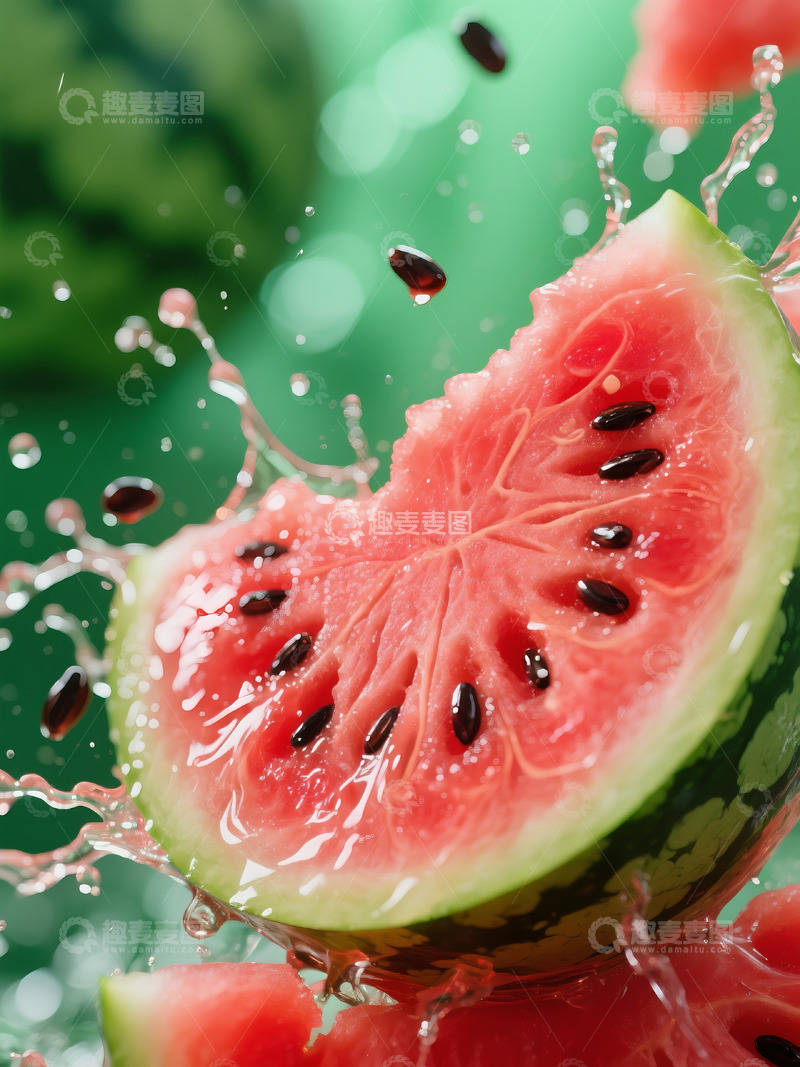 高清大图下载【趣麦麦图】鲜红多汁西瓜19