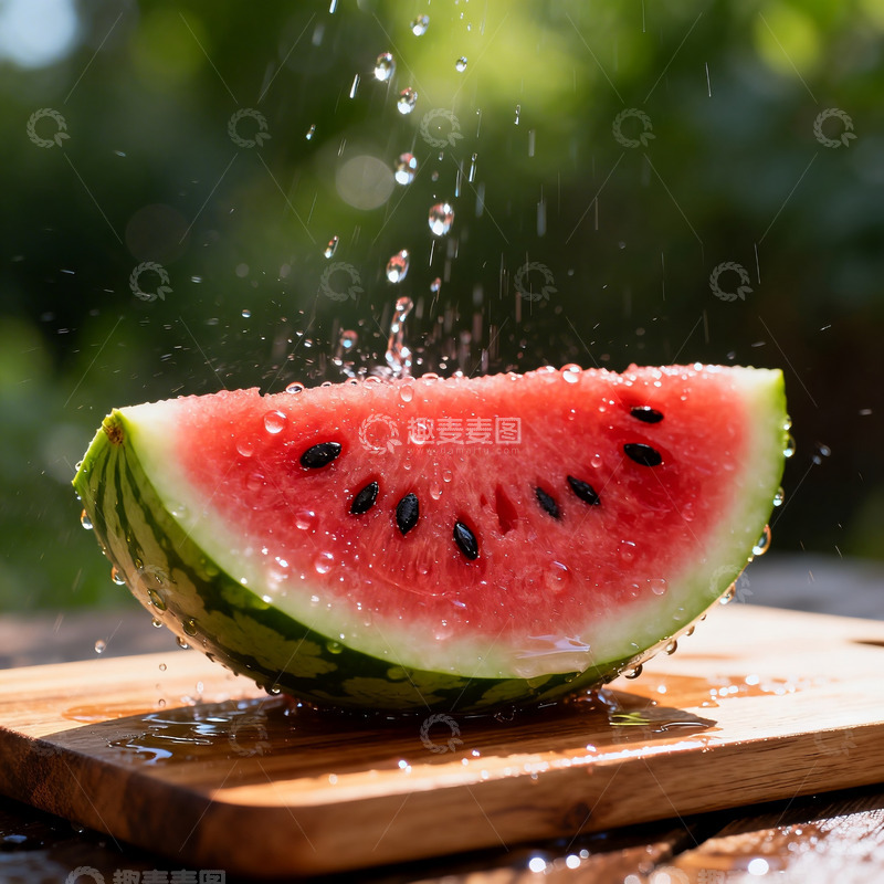 高清大图下载【趣麦麦图】鲜红多汁西瓜2