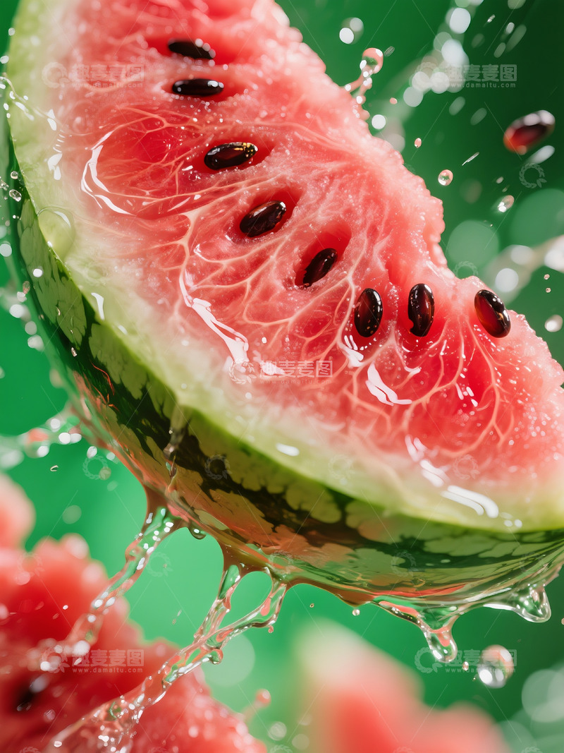 高清大图下载【趣麦麦图】鲜红多汁西瓜4