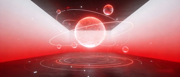 科幻星系星空背景图