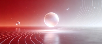 科幻星空星球水面背景