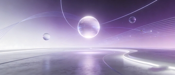 科幻星空场景虚拟世界