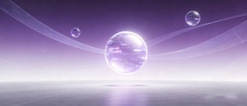 科幻紫幻星球背景