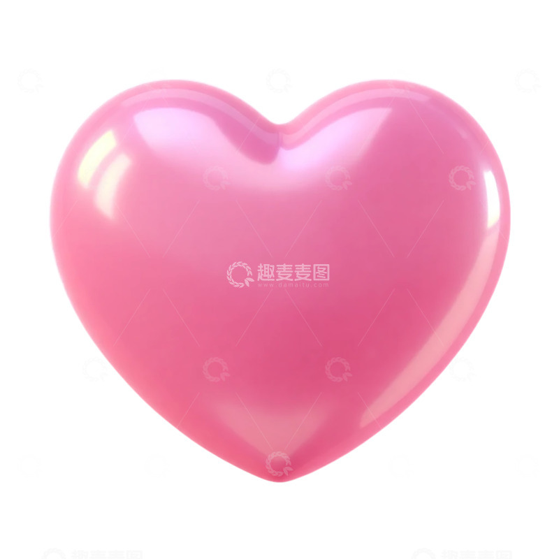 高清大图下载【趣麦麦图】心形粉色奇幻梦境