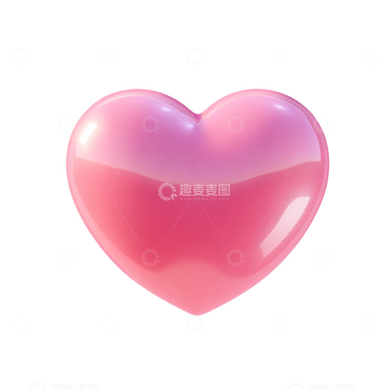 高清大图下载【趣麦麦图】梦幻粉色心形魔幻光影