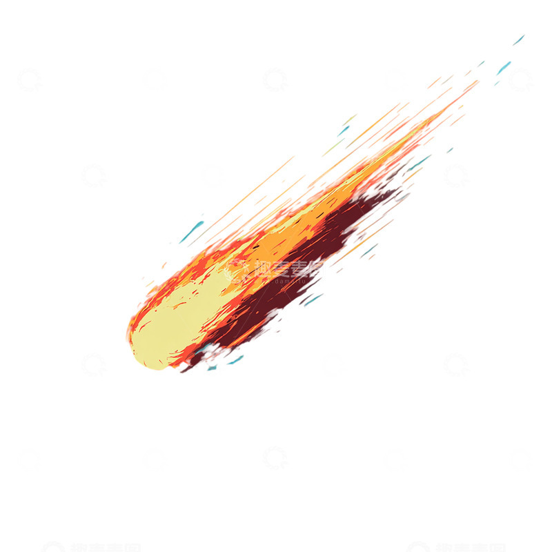 高清大图下载【趣麦麦图】火焰般炽热的天际轨迹