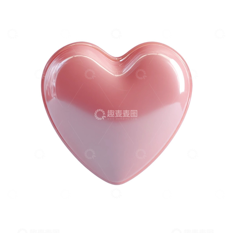 高清大图下载【趣麦麦图】粉色心形光影交错的梦境