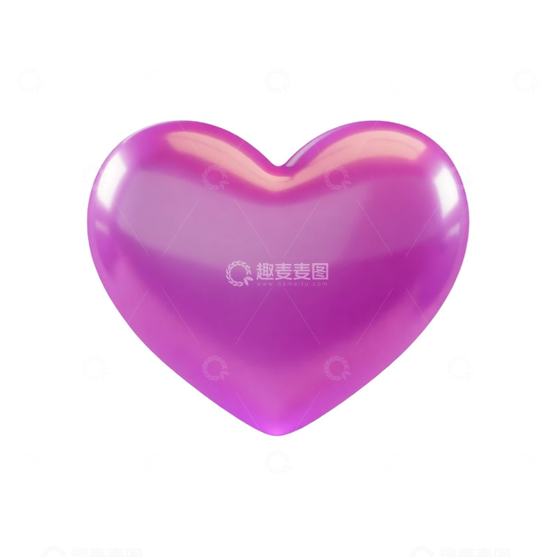 高清大图下载【趣麦麦图】彩虹心形梦幻光影