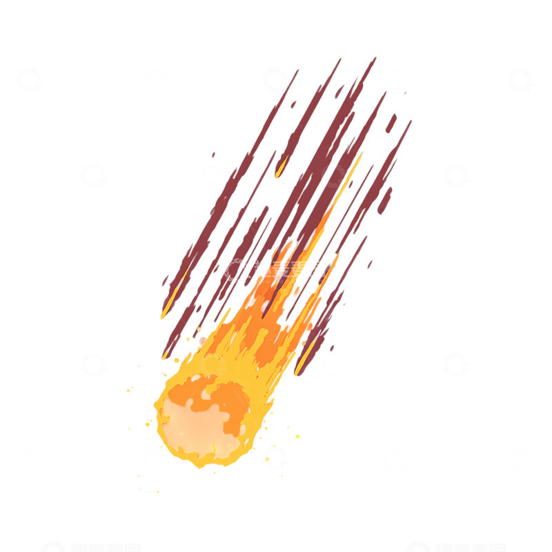 高清大图下载【趣麦麦图】天空中划过的火焰之舞