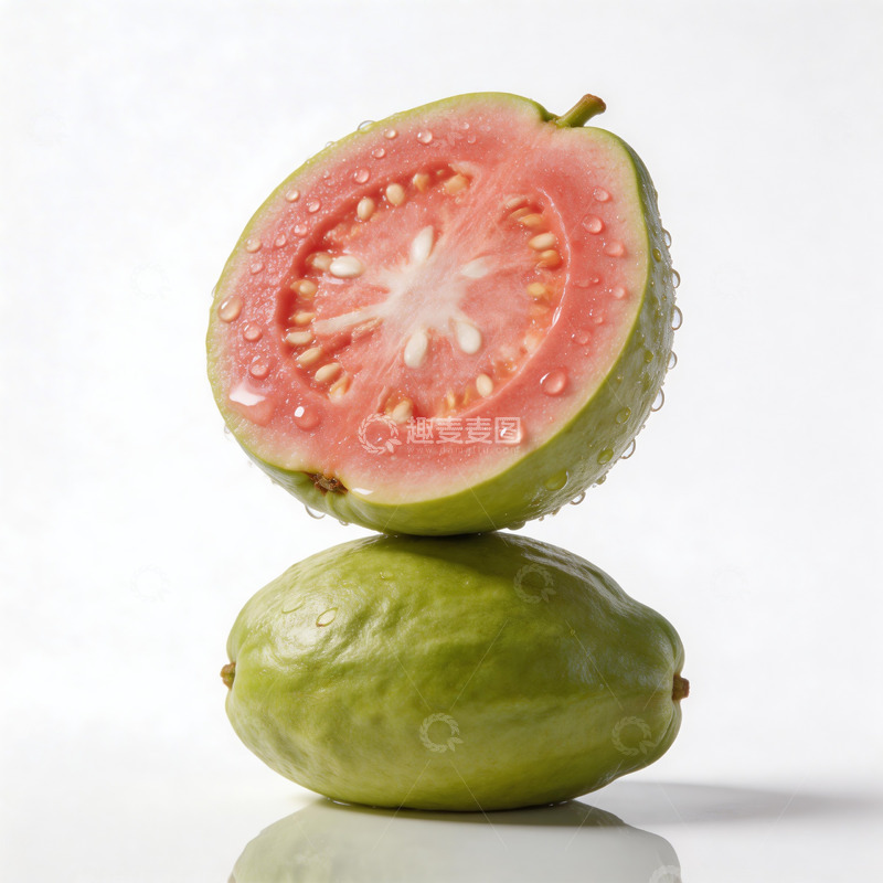 高清大图下载【趣麦麦图】红心芭乐美食摄影3