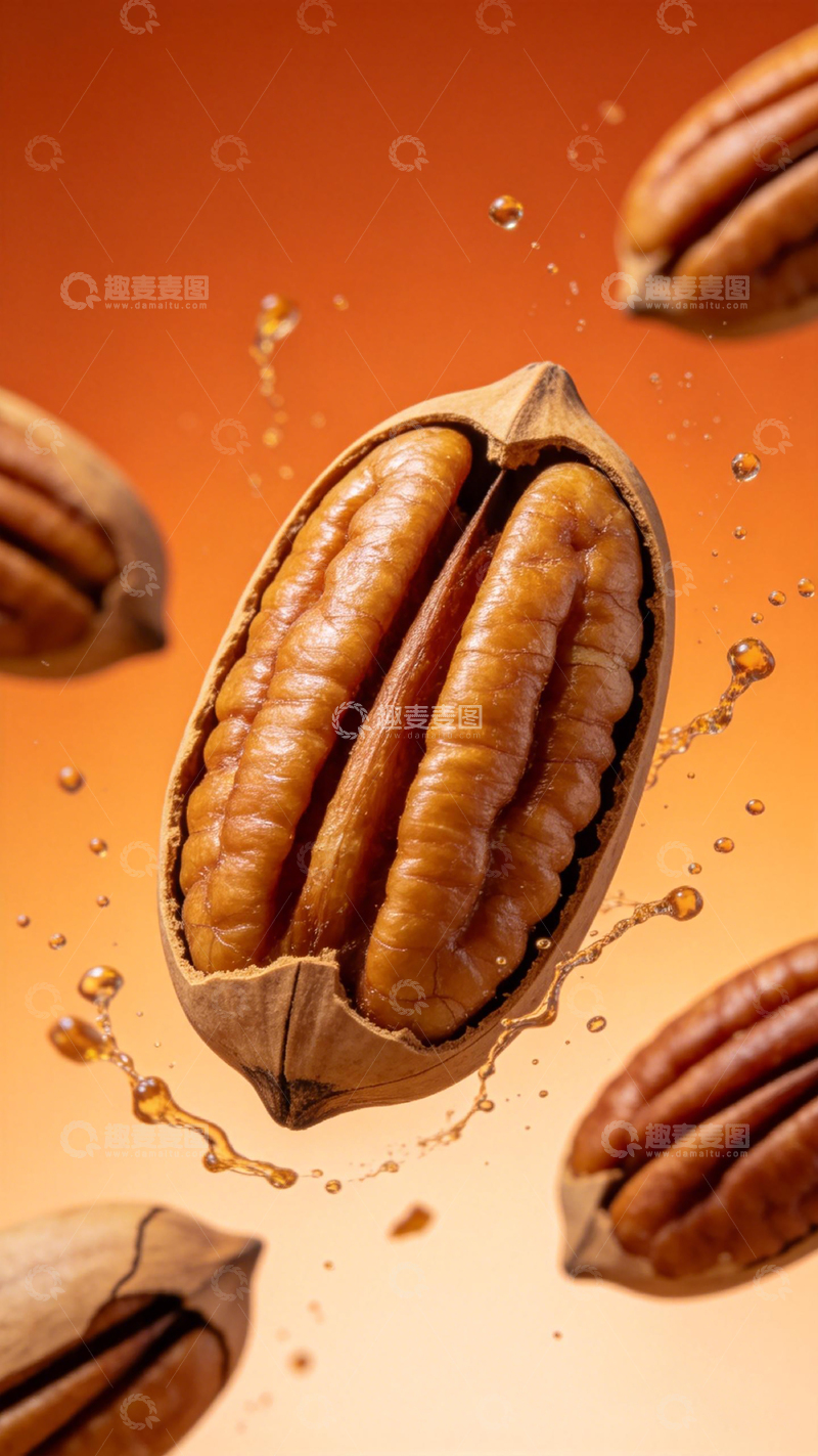 高清大图下载【趣麦麦图】坚果特写美食摄影