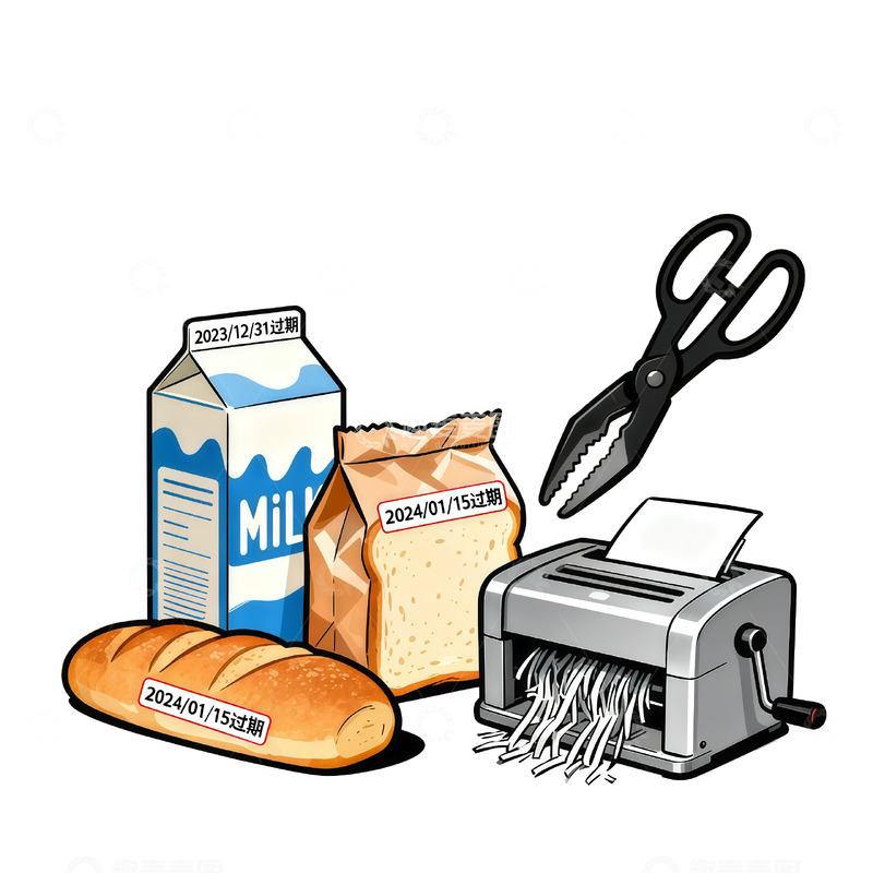 高清大图下载【趣麦麦图】插画风格厨房用品组合