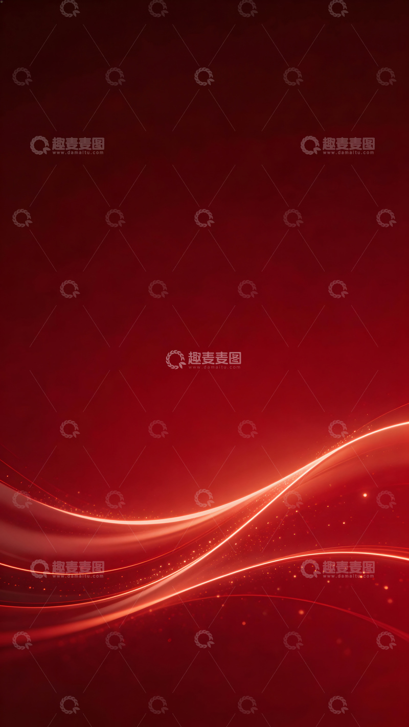 高清大图下载【趣麦麦图】红色光效背景设计