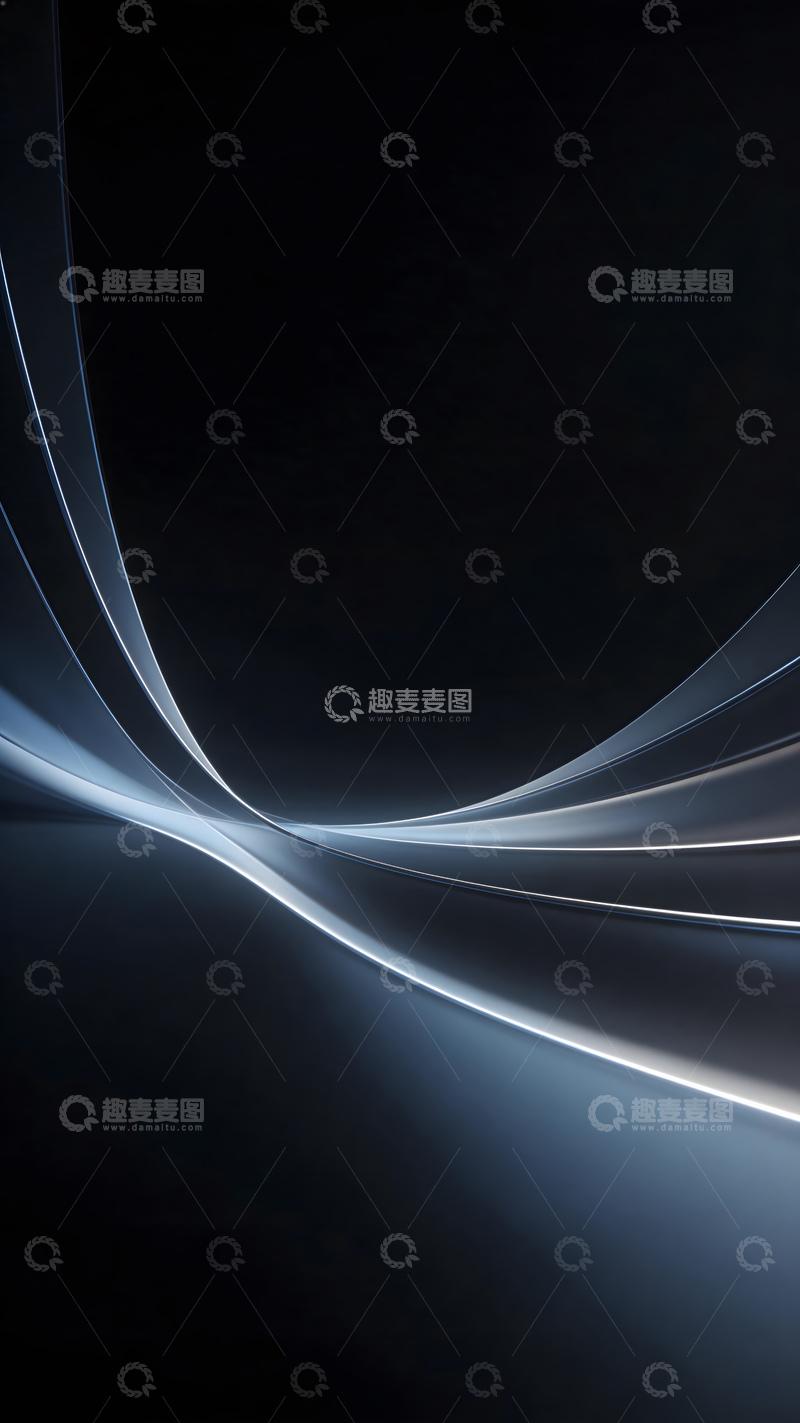 高清大图下载【趣麦麦图】抽象光轨现代艺术壁纸