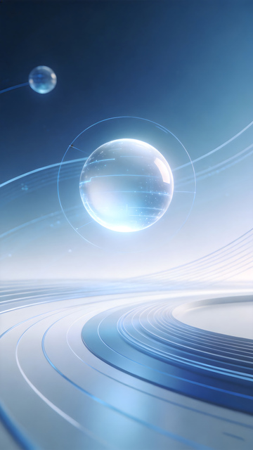 科幻风星球光影设计素材